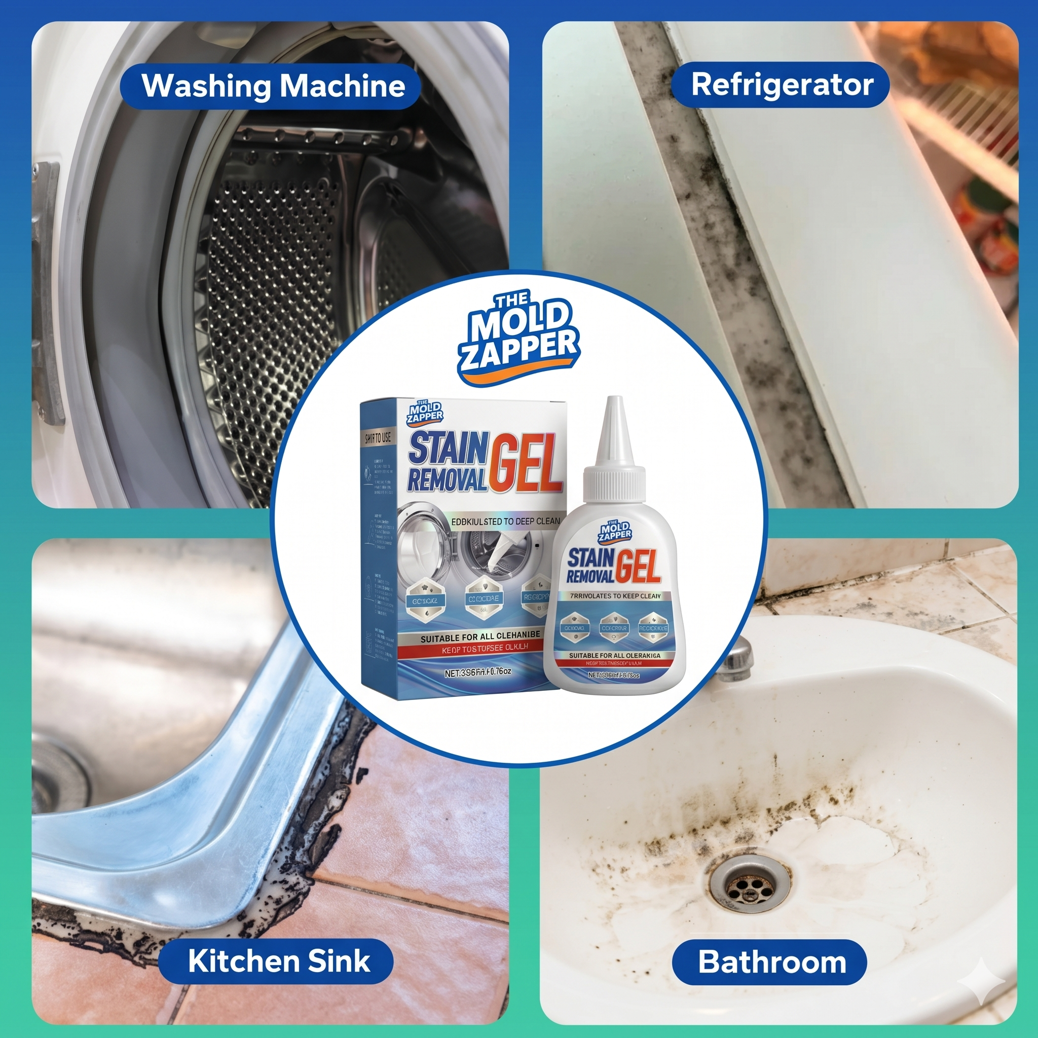 The Mold Zapper® - Wipe-Away Gel 200ml / 6.76 oz
