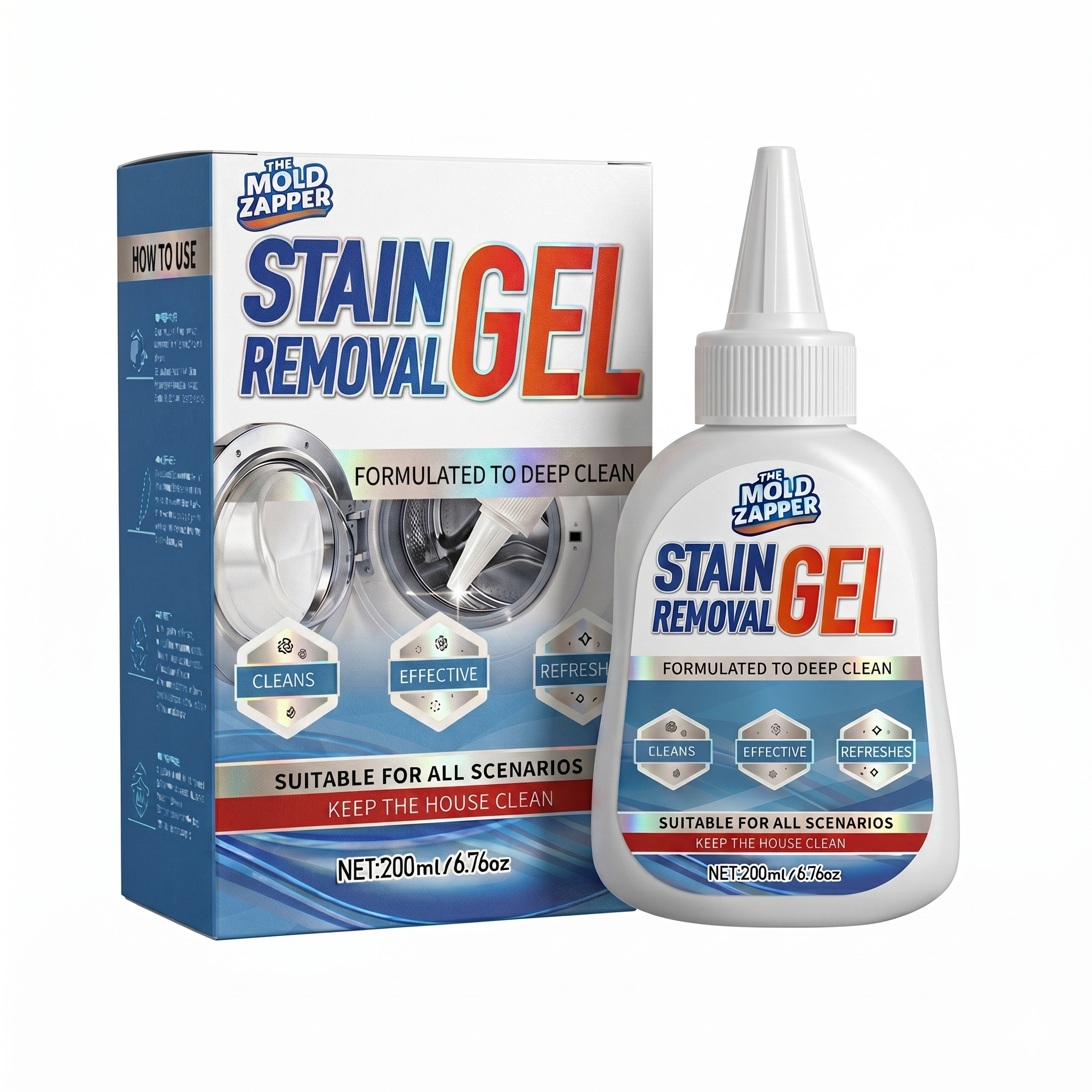 The Mold Zapper® - Wipe-Away Gel 200ml / 6.76 oz