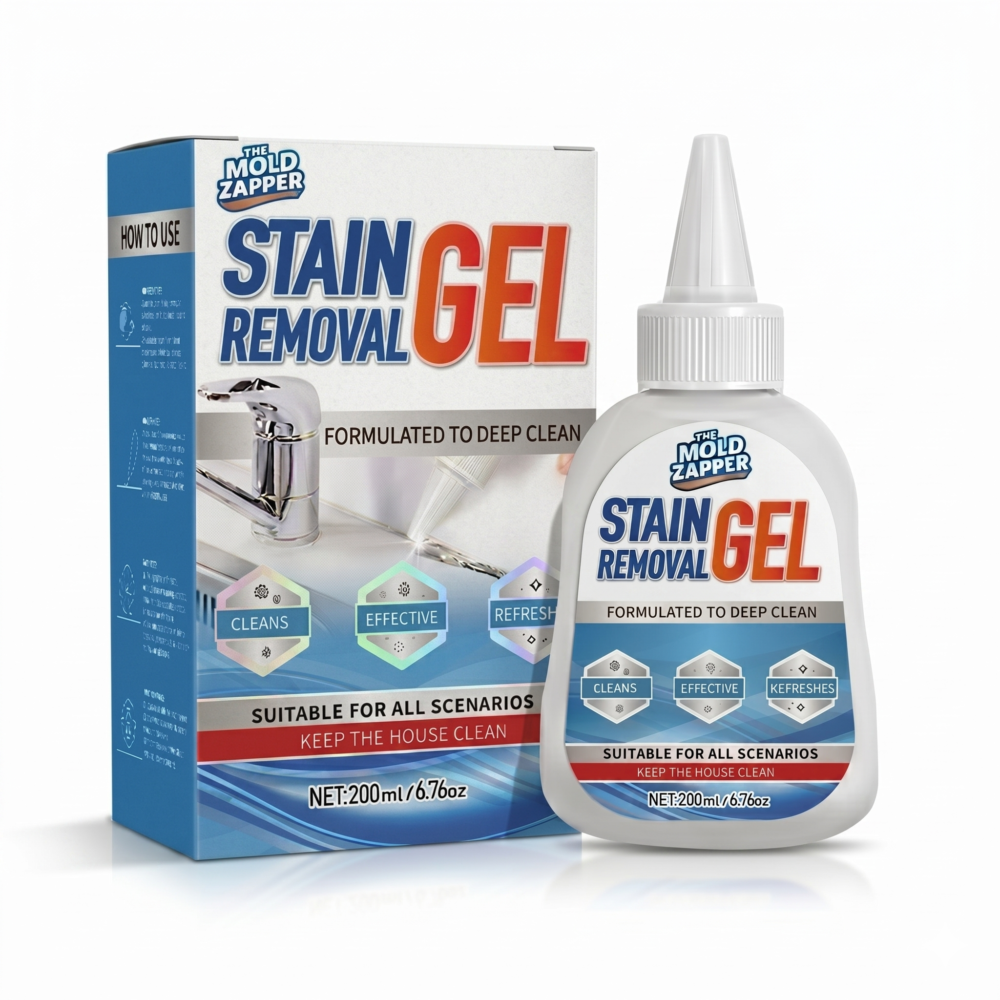 The Mold Zapper® - Wipe-Away Gel 200ml / 6.76 oz